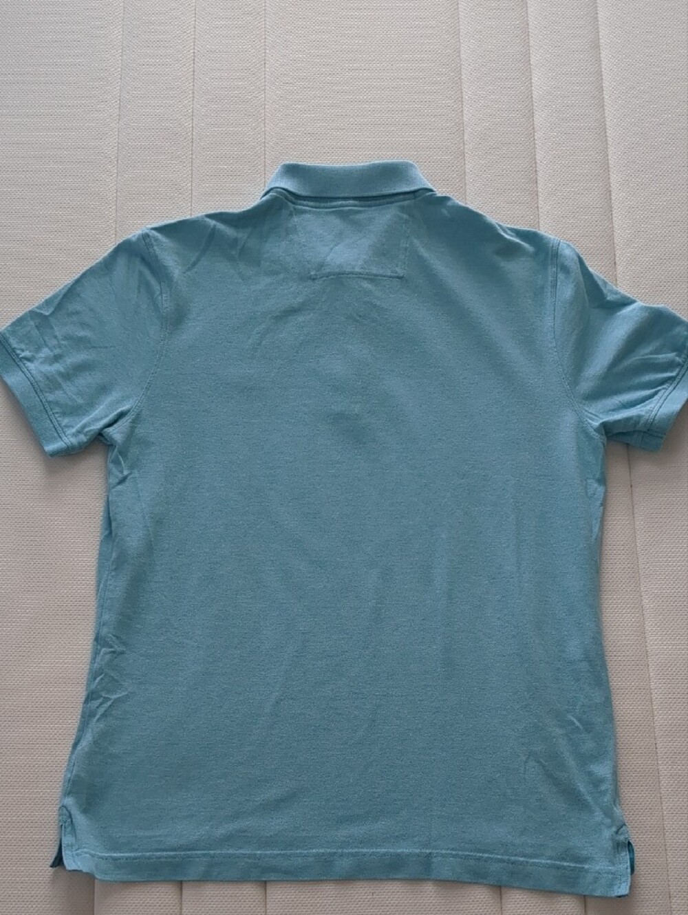 Men's Light Blue Banana Republic Polo Shirt - Picture 3 of 4